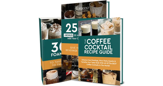 25 Coffee Ice Cube Recipes, 30 Cold And Hot Foam Toppers and 40 Coffee Cocktail Recipes - Digital Recipe Books
